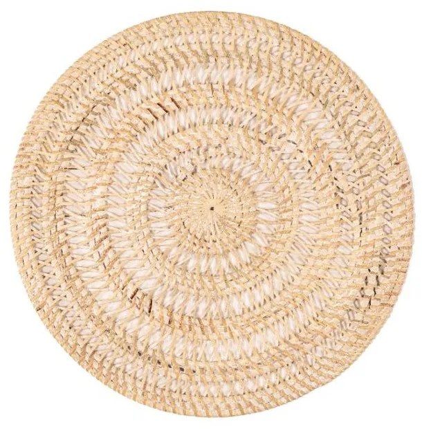 Rattanowa mata stołowa ø 36 cm – Tiseco Home Studio