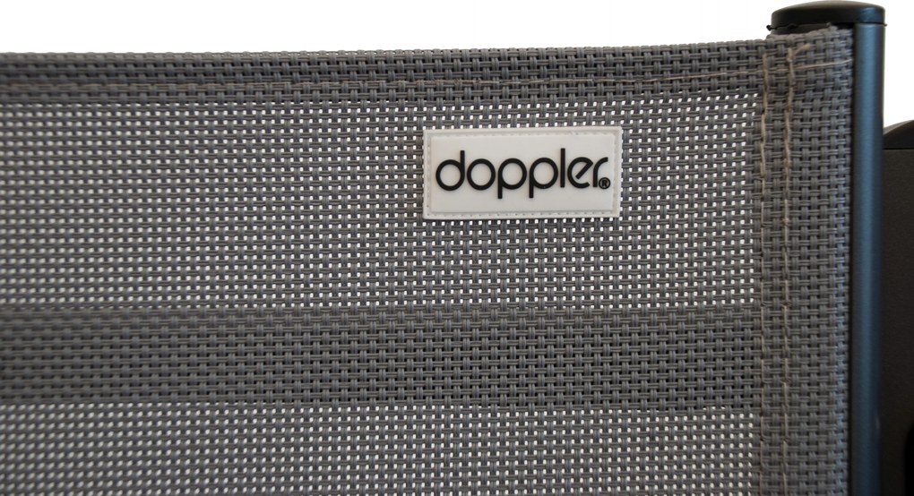 Doppler ACTIVE ogrodowy fotel relaksacyjny antracyt/szary