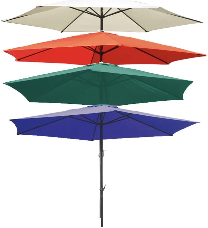 Szary parasol ogrodowy 300x300 cm – Garden Pleasure