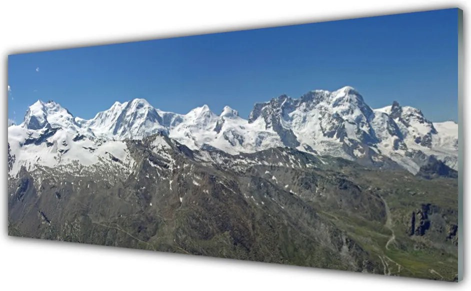Panel Szklany Majestat Śnieżnych Szczytów
