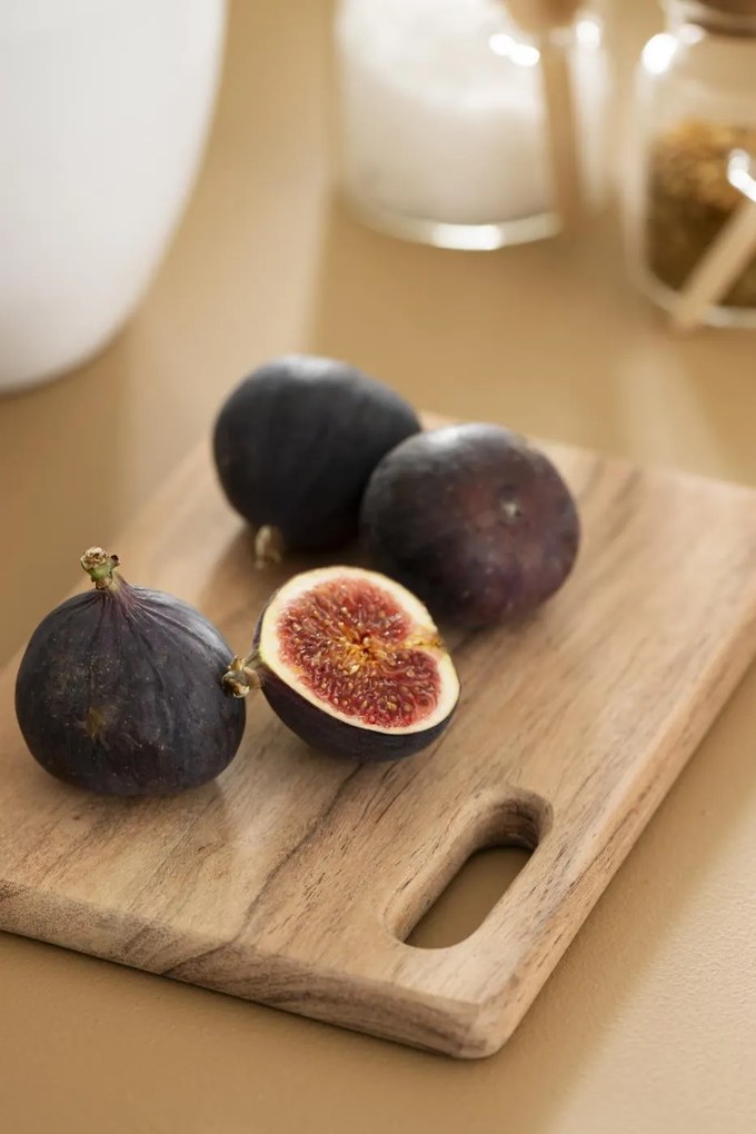 IB Laursen Drewniana deska OVAL HOLE DREWNO AKACJOWE 20 x 15 cm