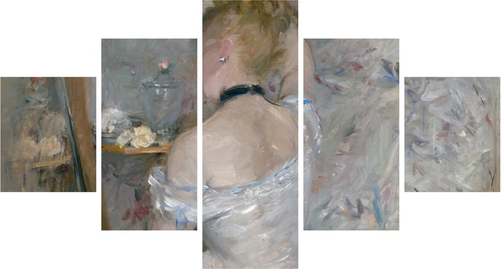 Obraz - Berthe Morisot, Woman at Her Toilette, reprodukcje (125x70 cm)