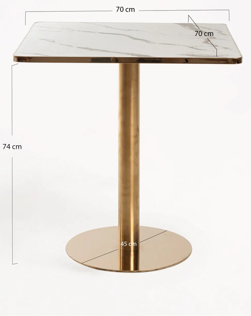 Stó Firro Kwadratowy 70cm Zoty