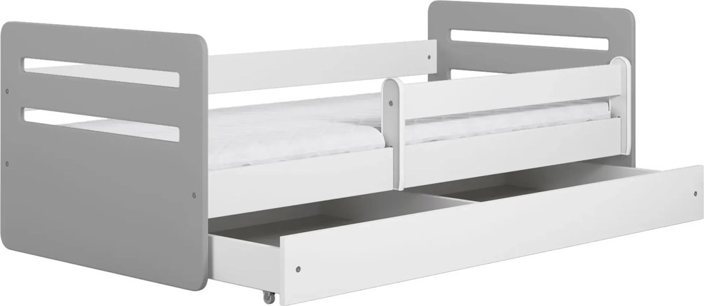 Łóżko dla dziecka z materacem mix 80x140 T2-M21