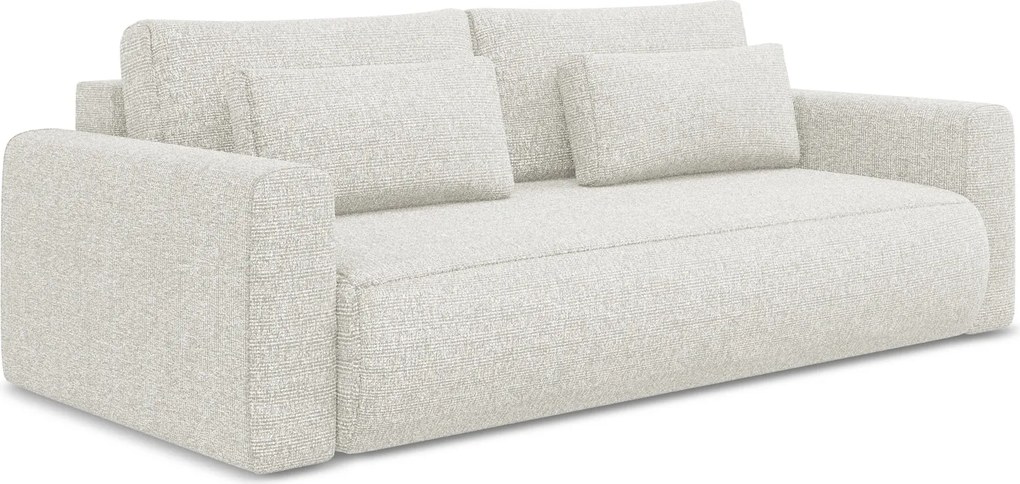 Sofa 3-osobowa z funkcją spania Kapua 155x200 cm, tkanina struktura