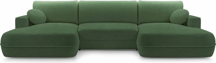 Narożnik FUEGO XL wolnostojący układ U z funkcją spania w tkaninie Bubble 12 DomoHome