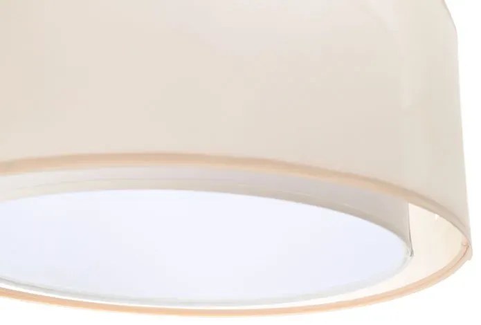 Kremowa nowoczesna duża lampa wisząca 4X S436 G1-E28