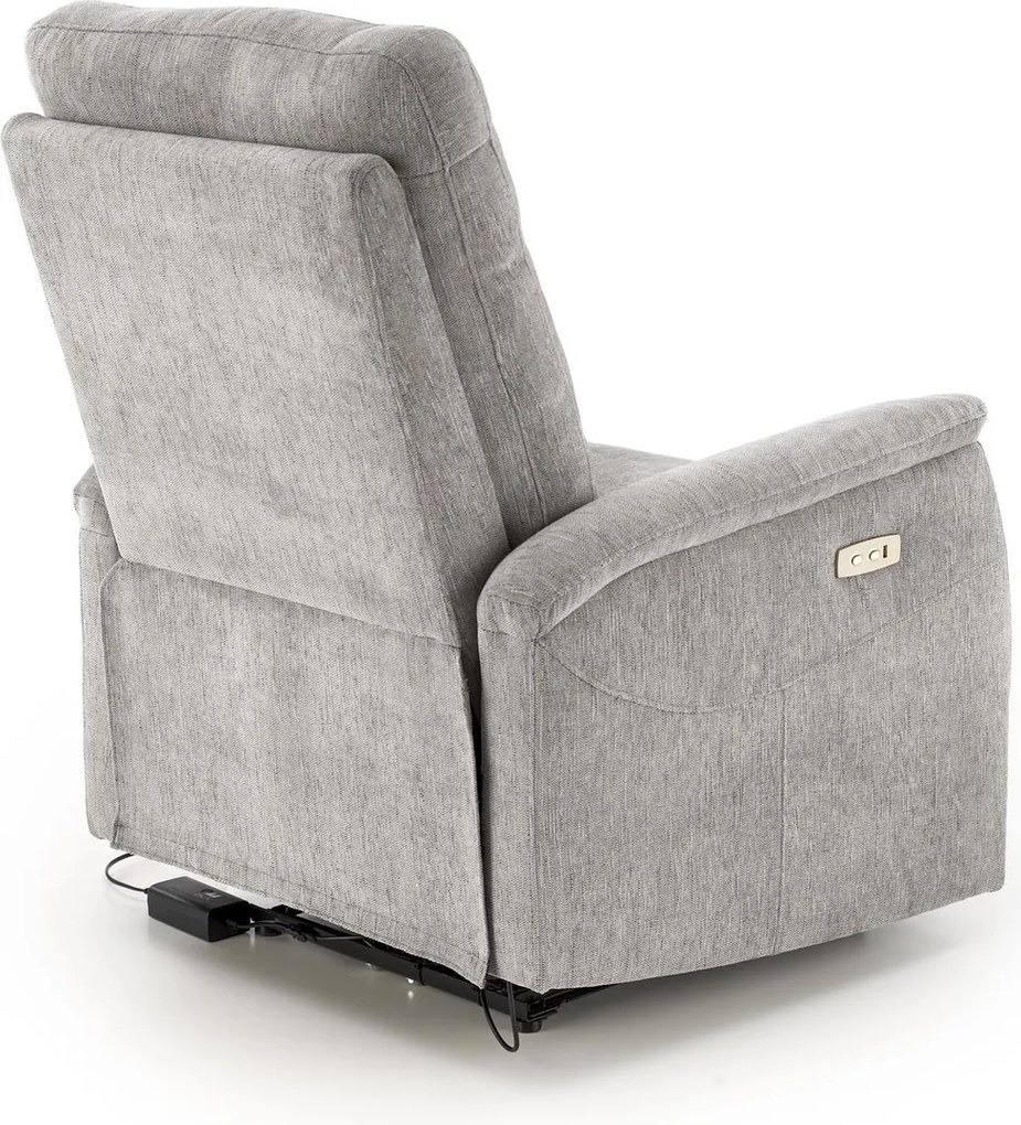 Fotel z funkcja elektrycznego rozkładania i gniazdem USB Jamal Halmar