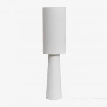 Lampa Podłogowa Bercy Z Tkaniny I Żelaza ↑120 Cm - Sklum