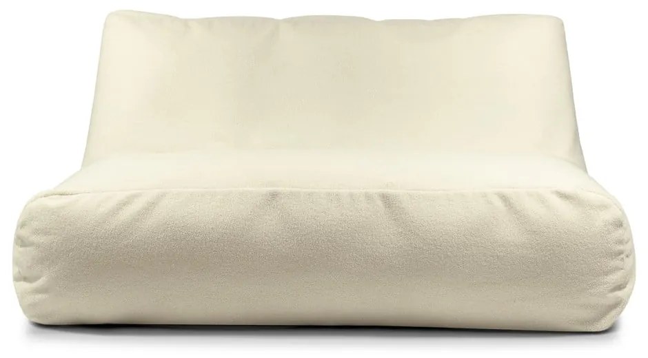 Kremowy worek do siedzenia z materiału bouclé Sofa Tube 160 – SLOWDOWN