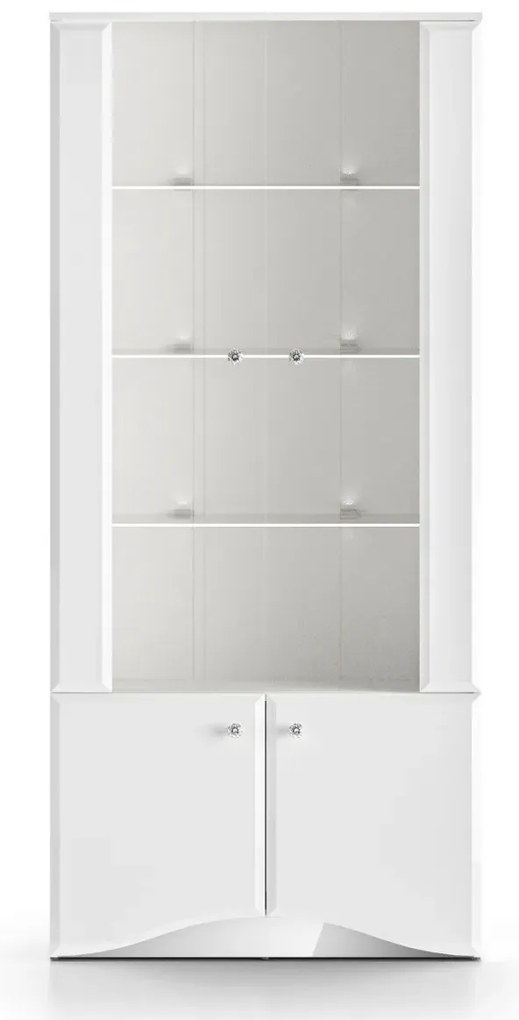 Witryna BLANC 01 2D biały połysk ML MEBLE
