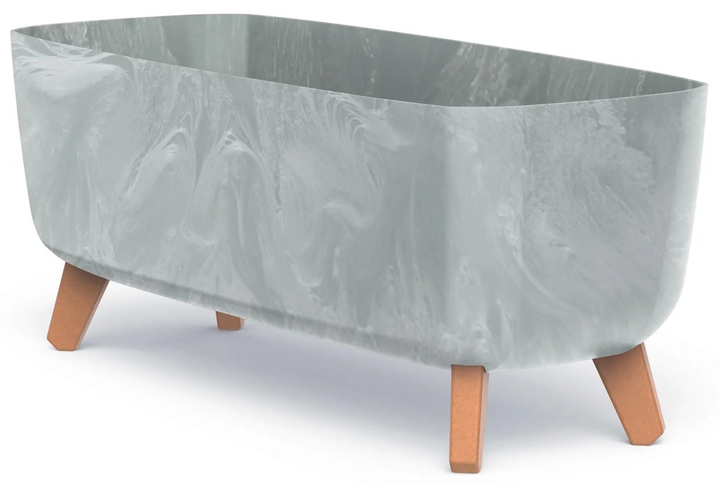 Donica ogrodowa Gracia Case Beton Effect 58 x 24 x 23,5 cm PROSPERPLAST