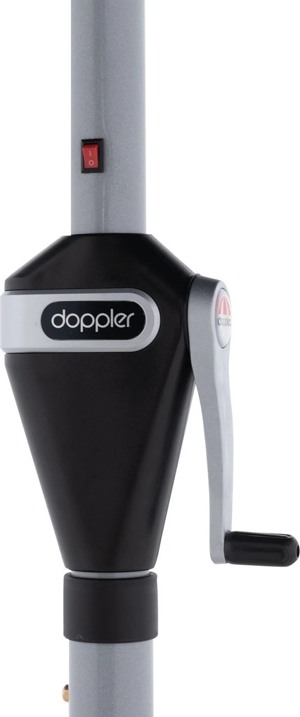 Doppler ACTIVE 3 m - parasol nachylany z oświetleniem LED - Towar z drobną wadą (S306)