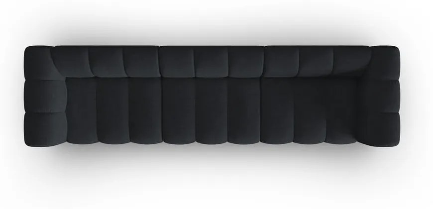 Czarna sofa 318 cm Lupine – Micadoni Home