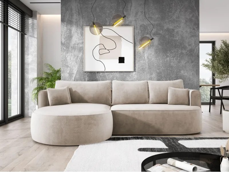 Narożnik FIORE L wolnostojący Lewostronny tkanina Salvador 01 WERSAL