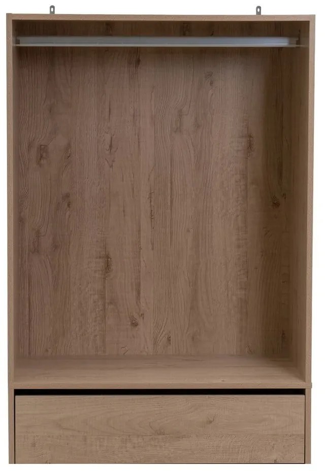 Otwarta szafa modułowa w dekorze dębu w naturalnym kolorze 80x180x45 cm Modular – Casa Selección