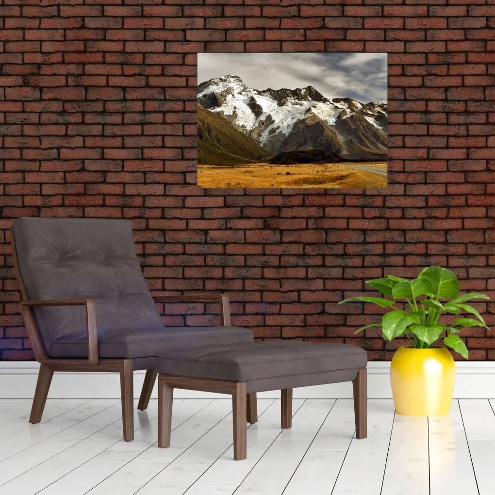 Obraz na szkle góry Sefton, Nowa Zelandia (70x50 cm)