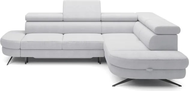 Narożnik OTIS L Prawostronny Regulowane Zagłówki wolnostojący tkanina AURORA 15 WERSAL