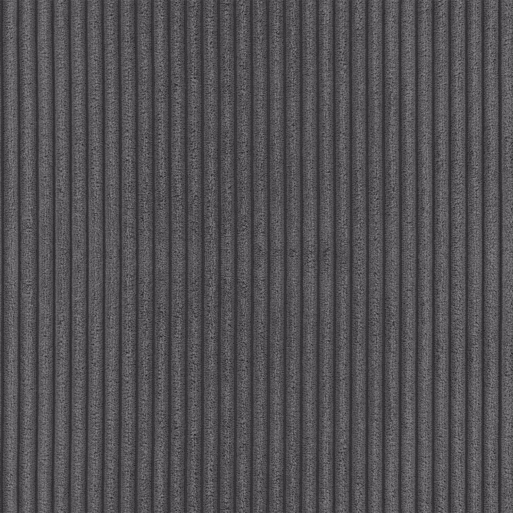 Ciemnoszary sztruksowy narożnik (lewostronny/z szezlongiem) Merid – Ropez