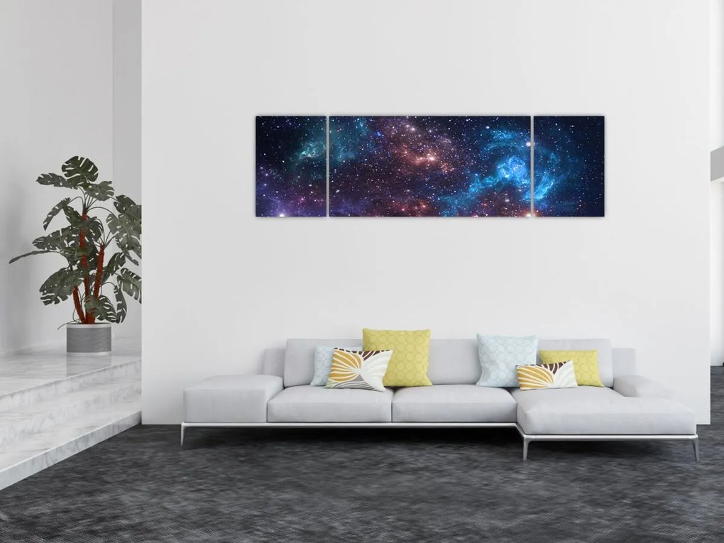 Obraz - Nocne niebo (170x50 cm)