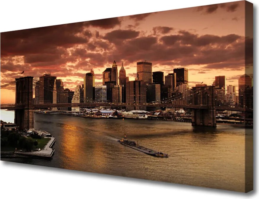 Obraz canvas Złoty Liść Jesienny