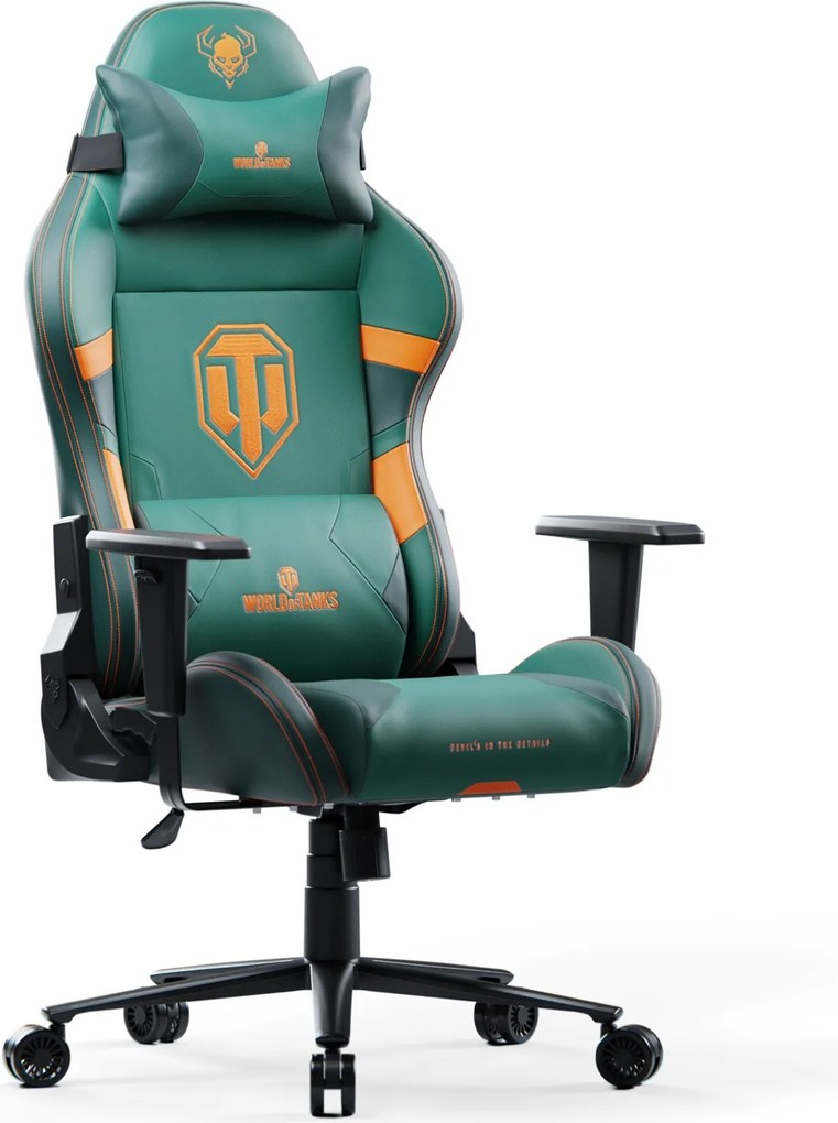 Designerski fotel gamingowy Diablo X-One 2.0 World of Tanks