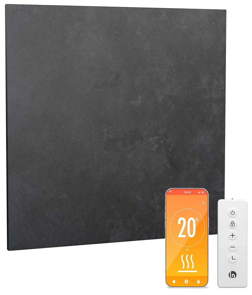 Blumfeldt HeatSquare Smart 350W 60x60cm Panel na podczerwień Antracyt