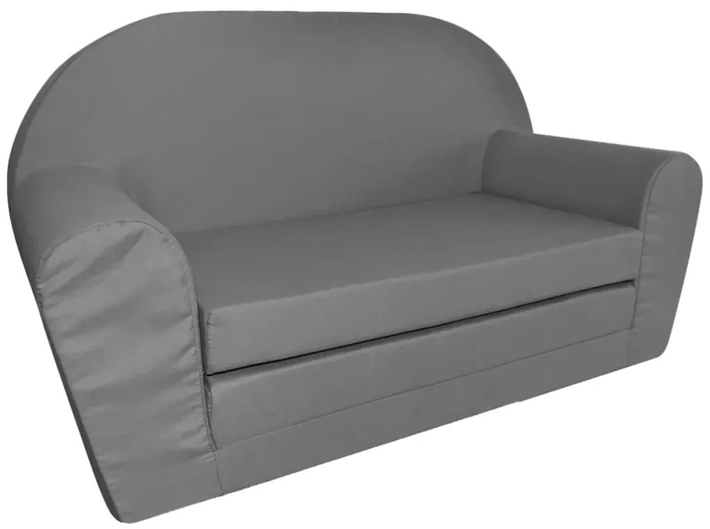 Szara rozkładana sofa dziecięca - Jorund