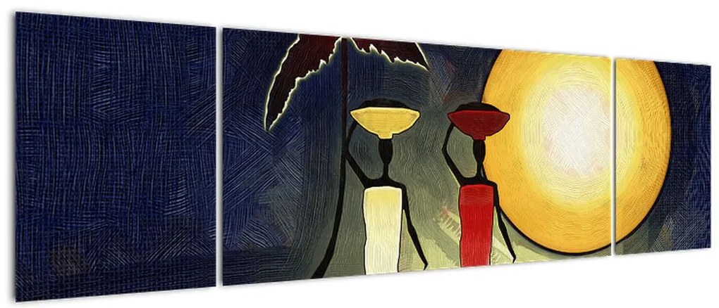 Obraz starożytnego obrazu (170x50 cm)