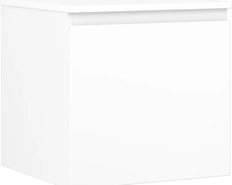 Mexen Orio szafka łazienkowa podumywalkowa 50 cm z blatem, 1 szuflada, biała mat - 91A10-05047-1-BFC01