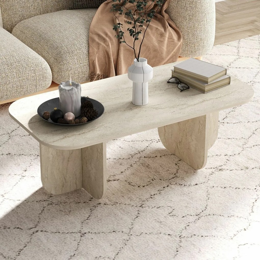 Stolik konferencyjny Becaj Travertine