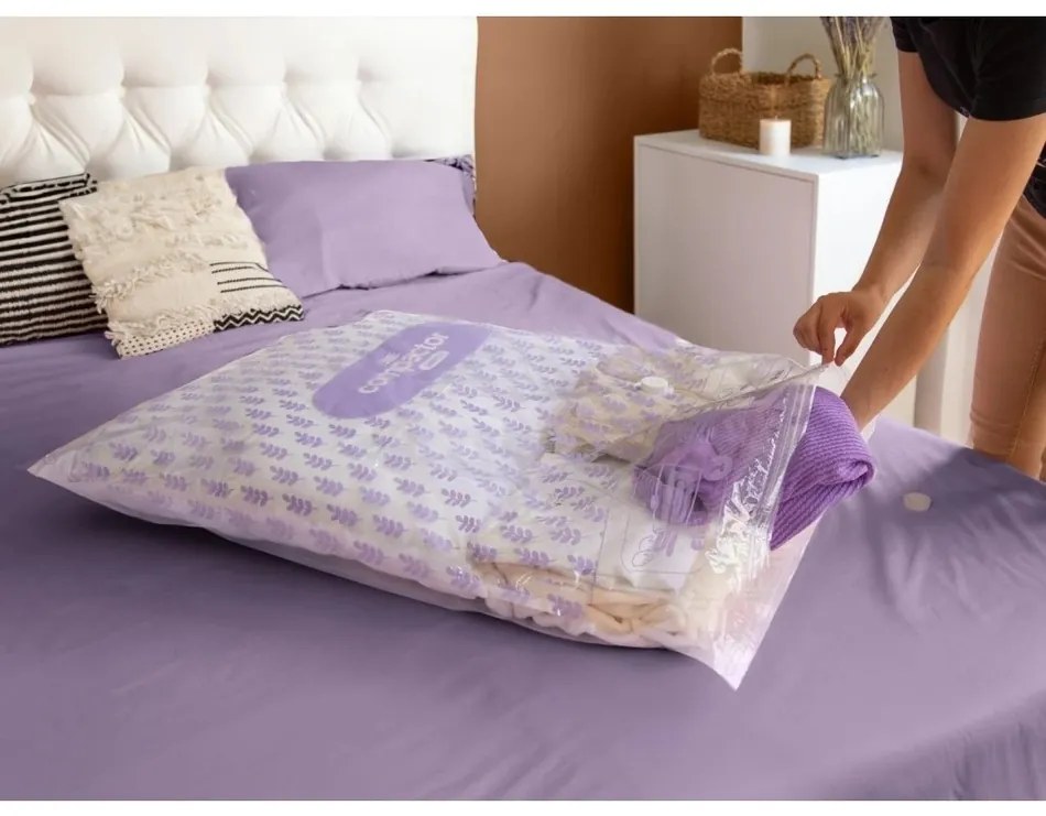 Worek do przechowywania próżniowego Compress LLavender 100 l, 70 x 100 cm, 1 szt.