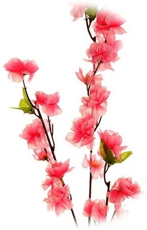 Sztuczna Sakura, 3 pędy, wys. 66 cm, różowy