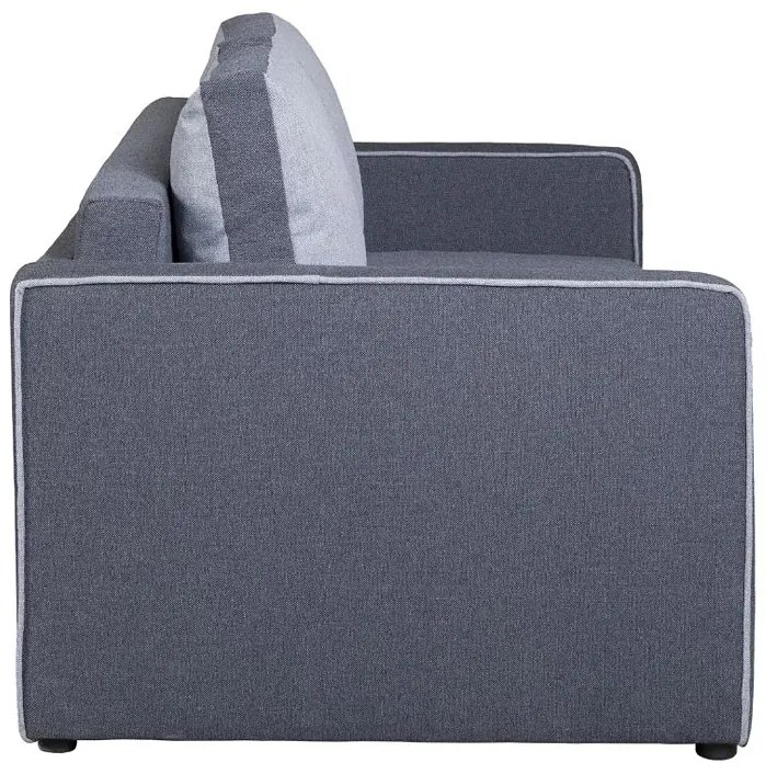 Popielata rozkładana sofa z pojemnikiem - Irlo