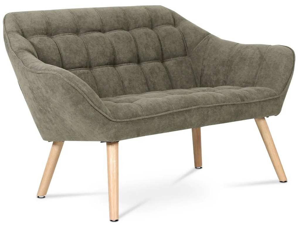 Dwuosobowa sofa AK-322 LAN2, brązowa