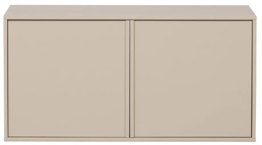 Kremowa szafa modułowa z litego drewna sosnowego 100x50 cm Daily – vtwonen