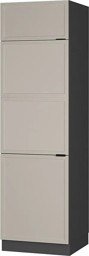 Szafka na lodówkę greybeige 60x58.1x206.8 fame-line