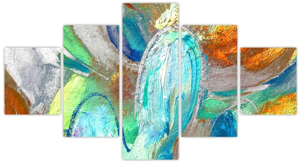 Obraz - Kolorowa abstrakcja (125x70 cm)