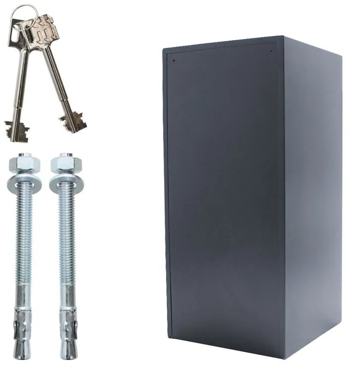 Sejf meblowy ognioodporny FIRE HERO 100, 950 x 440 x 450 mm, mechaniczny - na klucz