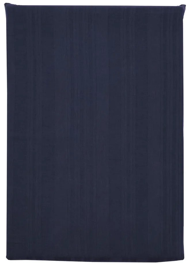 Ciemnoniebieska adamaszkowa pościel jednoosobowa 140x200 cm Noble – Södahl