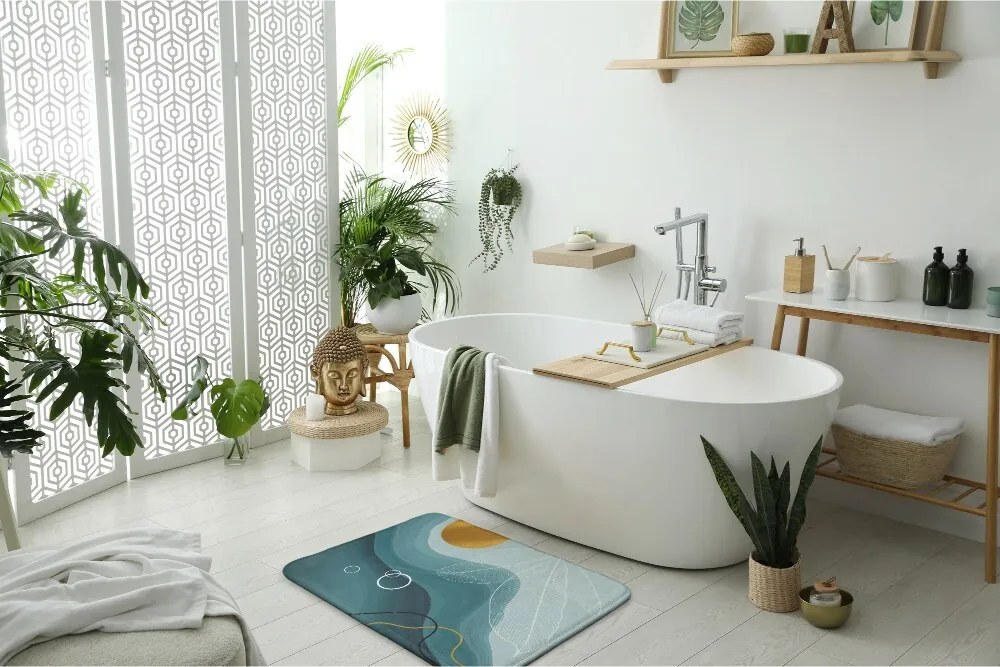 Dywanik łazienkowy Dywanik łazienkowy Geometryczna Abstrakcja