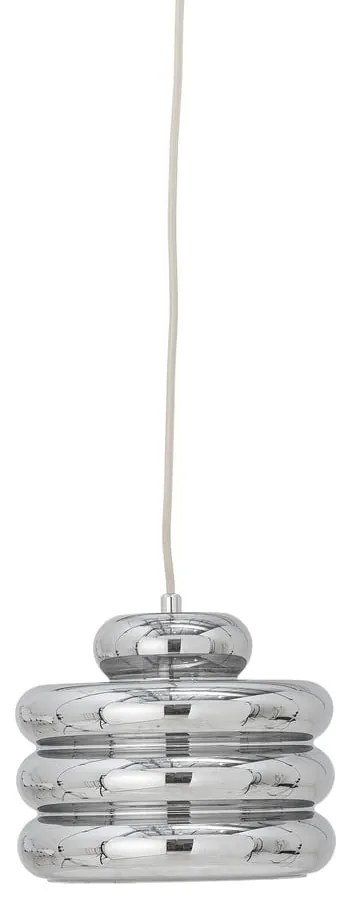Lampa wisząca w kolorze srebra ze szklanym kloszem ø 24 cm Spike – Bloomingville