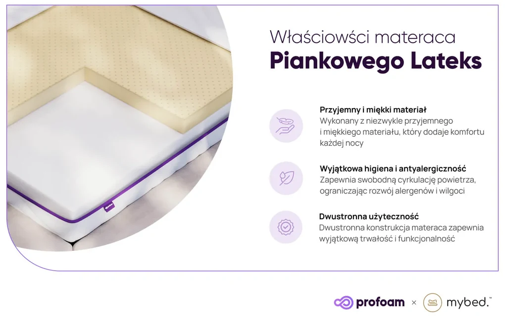 Materac Piankowy Lateks