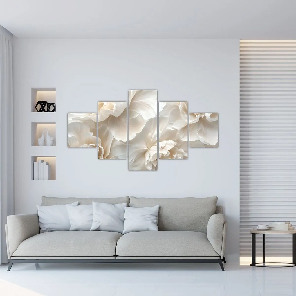 Obraz - Delikatne piwonie (125x70 cm)