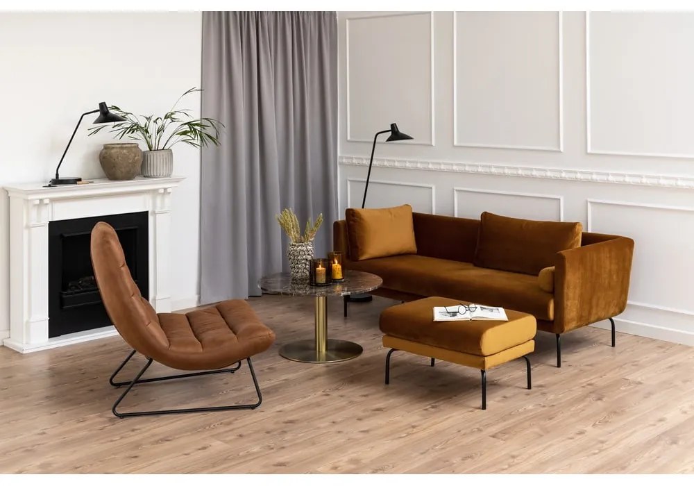 Brązowy fotel relaksacyjny Milford – Actona