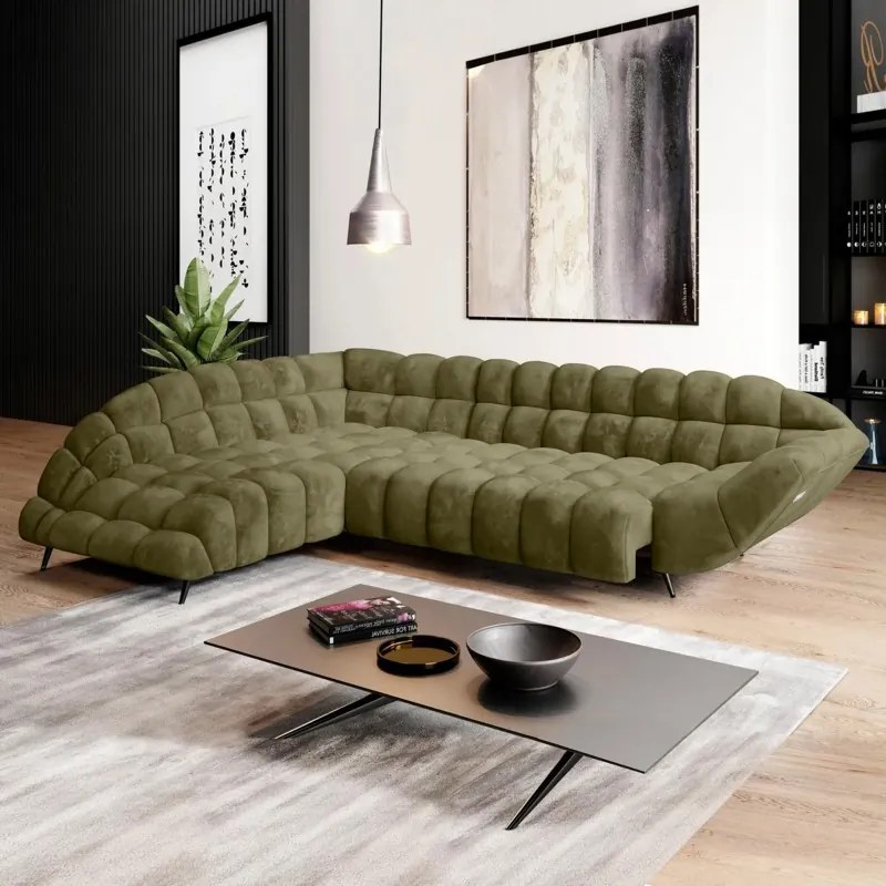 Narożnik GAPPA z Elektrycznym Wysuwanym Siedziskiem Monolith 38 WERSAL