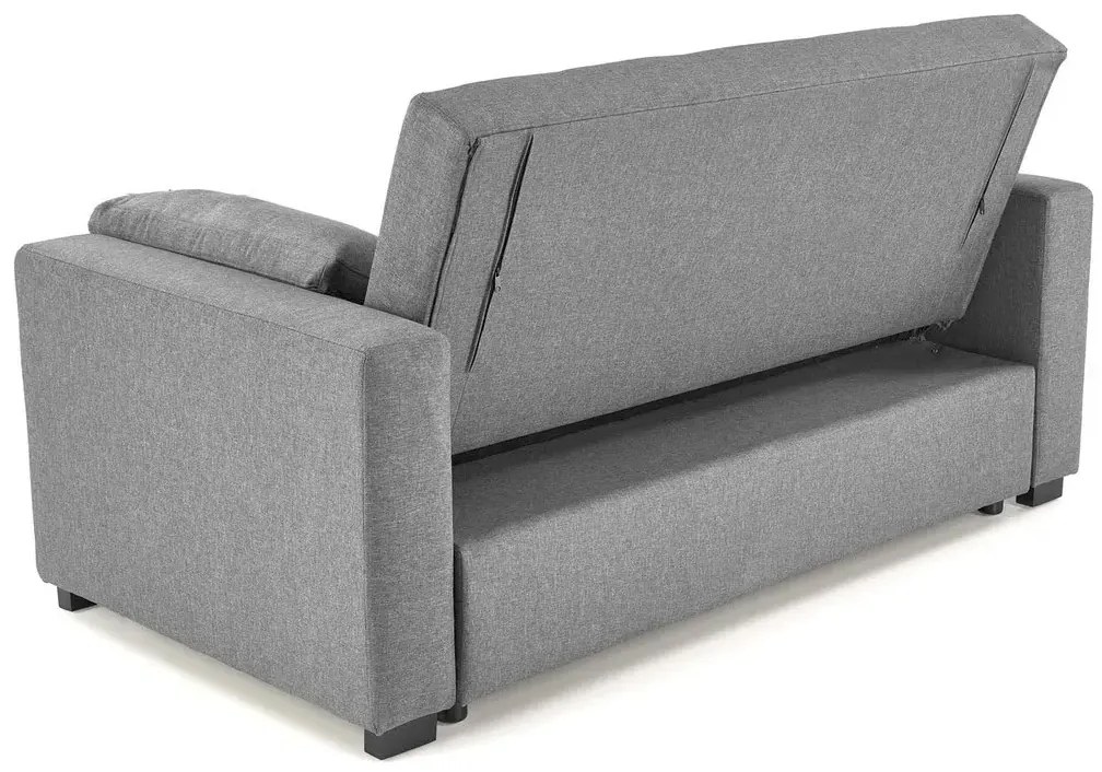 Sofa rozkładana z funkcją spania PAULINIO szara HALMAR