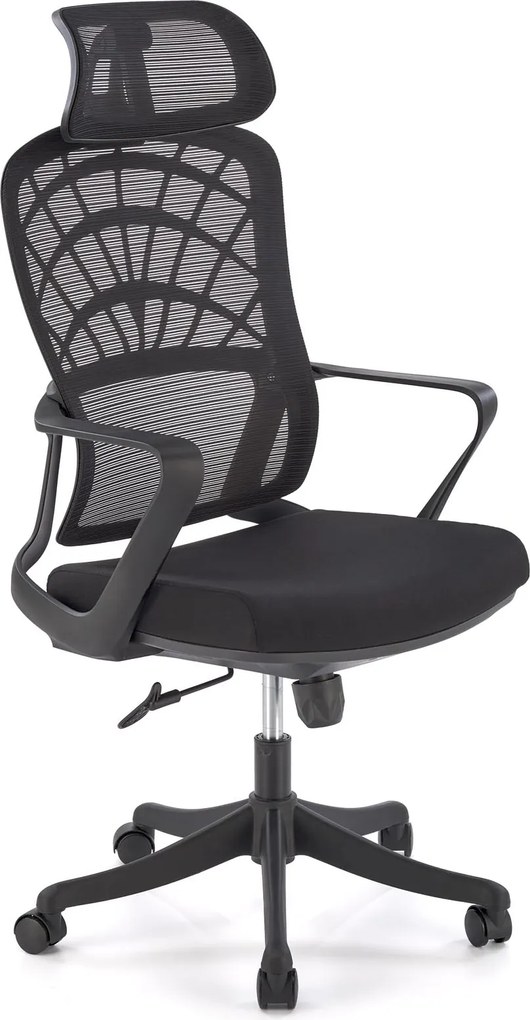 Obrotowe krzesło z regulowanym zagłówkiem Vesuvio Halmar