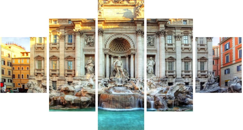 Obraz - Fontanna di Trevi (125x70 cm)