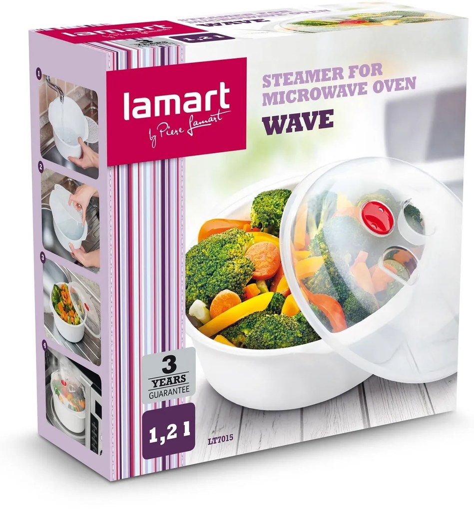 Lamart LT7015 parowar MicroWave, 22  cm